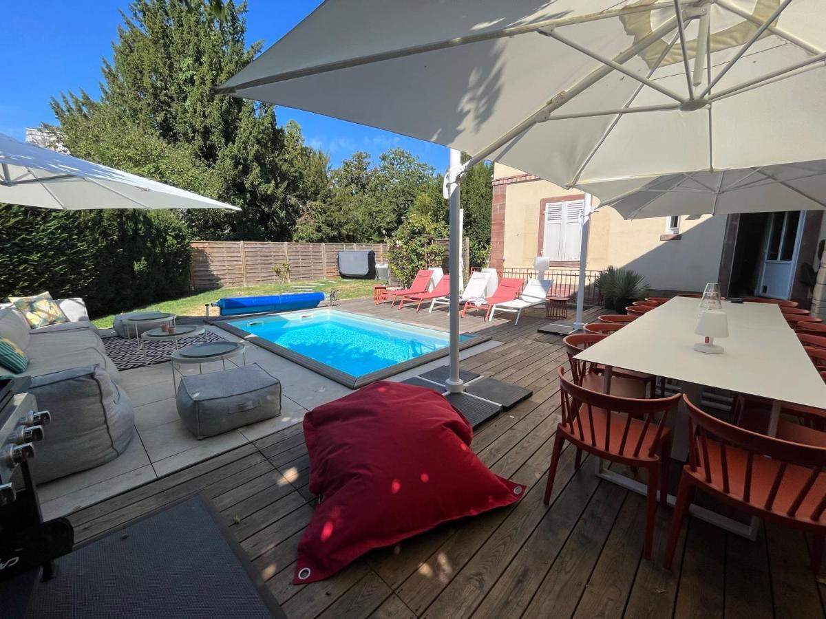 Gite Villa Avril Piscine- Jacuzzi- Sauna - 15 Pers-Proche Europapark Selestat Exterior photo
