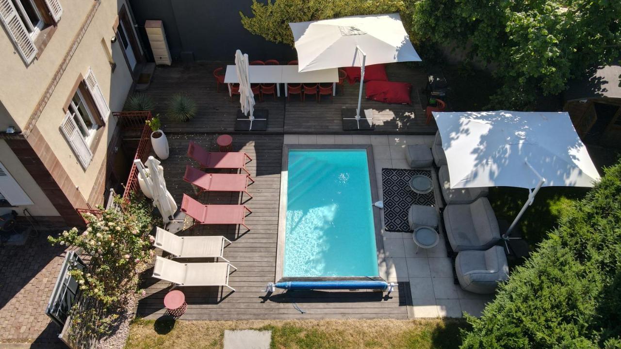 Gite Villa Avril Piscine- Jacuzzi- Sauna - 15 Pers-Proche Europapark Selestat Exterior photo